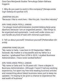 Maybe you would like to learn more about one of these? Contoh Soalan Jawapan Temuduga Info Kerjaya Malaysia Facebook