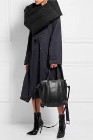 Black Bazar Leather Tote Balenciaga Balenciaga Trench Coat Balenciaga Boots
