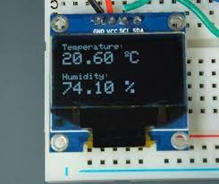 Dht11 Dht22 Sensor Display Temperature Humidity Readings In Oled Display Esp8266 Esp32 Using Arduino Ide Arduino Arduino Display Arduino Projects