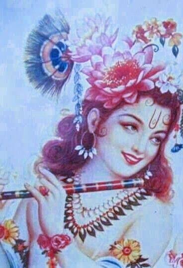 Image result for kRISHNA SMILING AT rADHA"