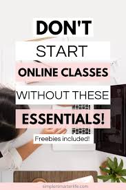 13 Things You Need To Ace Online Classes Online College Classes Online Classes College Survival Guide