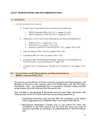 Audit Observations And Recommendations Manualzz Com