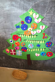 Draw a couple of straight lines to make the trunk of your christmas tree. Easy To Make Diy Felt Christmas Tree Activity For Kids