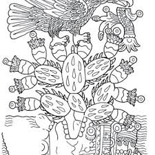 The city was built on a swamp in lake texcoco but was connected to the mainland by three wide causeways, or roads. Relief Of Eagle On Nopal Cactus With Heart Tunas On Back Of El Download Scientific Diagram