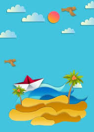 creative summer sea wave beach paper boat blue sky sea background beach swim sea waves sky sea
