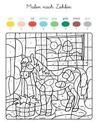 Wenn Ihr Kind Das Ganze Motiv Auf Der Kostenlosen Vorlage Mit Den Farben Ausge Malen Nach Zahlen Kinder Malen Nach Zahlen Ausmalbilder Zum Ausdrucken Kostenlos