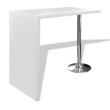 If you?re a coffee lover, now you can add a charming urban coffee bar to your home or office space! Vidaxl Home Dining Bar Table Coffee Bar Table Side Table Counter 1 Steel Leg White Buy Online In United Arab Emirates At Desertcart Ae Productid 48102243