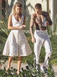 Hailey Bieber S Wedding Dress Is Insanely Gorgeous Here Are The First Pics Justin Hailey Hailey Baldwin Hailey Baldwin Style