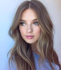 We can't get our eyes off of this tousled wavy toffee this natural brown hair with white highlights is a hair painting or balayage. Here Are The Best Hair Colors For Pale Skin