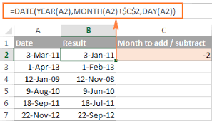 Calculate your exact age more accurately with timezone and birth time options. Subtract Dates In Excel Add Days Weeks Months Or Years To Date