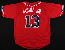 Buy from many sellers and get your cards all in one shipment! Ronald Acuna Jr Signed Braves Jersey Jsa Coa Pristine Auction