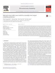 Interlink impact holding sdn bhd. Pdf Ball Grid Array Solder Joint Model For Assembly Level Impact Reliability Prediction