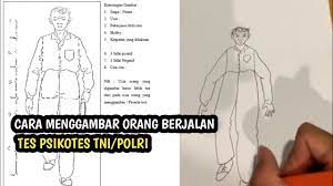 Cara Menggambar Orang Berjalan Tes Psikotes Tni Polri 2020 Youtube