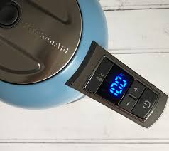 With an adjustable temperature gauge, you can boil large quantities of water to the perfect temperature. Kitchenaid Velvet Blue Electric Kettle And 2 Slot Toaster Review A Glug Of Oil