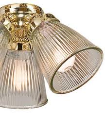 Be sure there is no housing cover before you give up, as the way they are attached can be hidden with decorative details. 1 Harbor Breeze Ceiling Fan Light Replacement Clear Ribbed Glass Shade Only Ebay