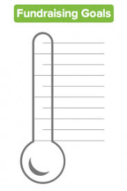 Fundraising Goal Chart Template Sada Margarethaydon Com