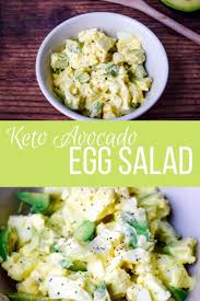 Avocado Egg Salad For The Keto Diet Recipe Egg Salad Recipe Healthy Avocado Recipes Healthy Salad Recipes