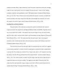 Qualitative research paper 45 research problem. Quantitative Research Article Critique