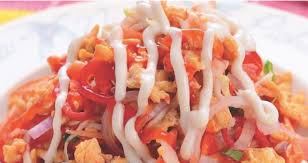 Bihun jagung•ayam rebus•telur•bawang putih•daun bawang•seledri•secukupnya:•garam, kecap manis, saos tomat, saos tiram. Mulakan Hari Persekolahan Anak Dengan 5 Idea Menu Sarapan Yang Sedap Sihat