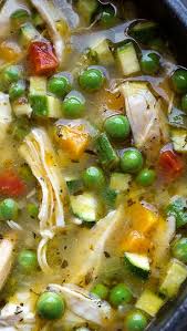 Chicken Soup With Spring Veggies The Cozy Apron Recipe Recipes Vegetable Soup With Chicken Food