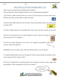 The math problem is 72 x 23. Multiplication Problems Printable 5th Grade