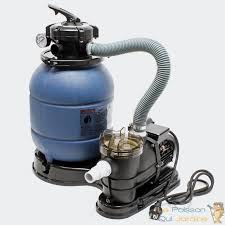 Filtre A Sable Avec Pompe Pour Piscines Hors Sol Vanne 5 Voies Bleu 8974