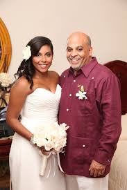 Beach Wedding Attire For The Father Of The Bride Guayabera Beachweddingattire Destination Wedding Attire Father Of The Bride Outfit Burgundy Wedding Dress