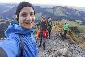 Johann in toggenburg in st. Wanderung Von Der Schwagalp Auf Den Santis Im Morgengrauen Mmunterwegs