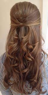 Beautiful Half Up Curly Wedding Hair Hair Styles Half Up Hair