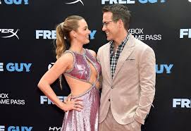 Blake lively was born on august 25, 1987, in los angeles, california, to a show business family. Blake Lively Ryan Reynolds Free Guy Red Carpet Beauty Fashion