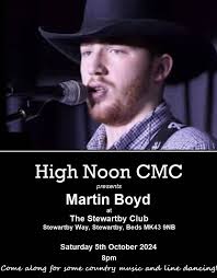 Please note there will be no food at Stewartby Club