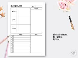 Editable Work Schedule Work Planner A4 Size Daily Schedule Monthly Plan Organizer Timetable Digital Fil Work Planner Daily Work Planner Weekly Work Planner