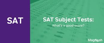 what is a good sat subject test score magoosh high school