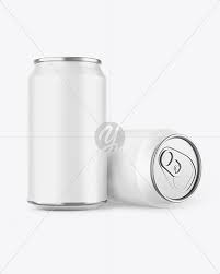 Download Two Metallic Drink Cans W Matte Finish Mockup In Can Mockups On Yellow Images Object Mockups PSD Mockup Templates