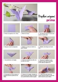 Un Papillon En Origami En Etapes A Telecharger Origami Papillon Design Origami Origami Facile