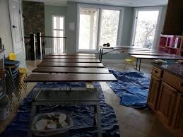 Schedule virtual visit · special financing options Staining And Installing Hardwood Stairs Remodel Old Carpet Stairs