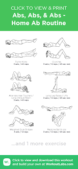 Workout ideas at home for abs. Abs Abs Abs Home Ab Routine Click To View And Print This Illustrated Exercise Plan Created With Workoutl Workout Labs At Home Abs Abs Workout Routines