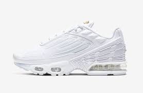 Nike Air Max Plus 3 Triple White Cd6871 100 Release Date Sbd In 2020 Air Max Nike Air Max Plus Air Max Plus