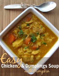 It's as easy as mixing together a few basic. Easy Chicken Dumplings Soup With Pumpkin Recipe