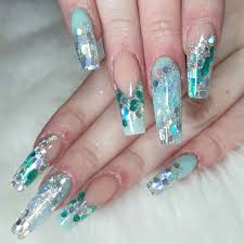 In this video i show to do clear stiletto aquarium nails. Updated 50 Eye Catching Aqua Nails August 2020