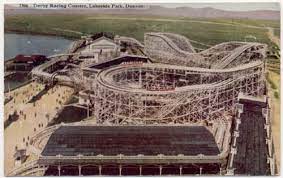 Denver Lakeside Roller Coaster View Old Postcard Now On Sale Pc5030 Ebay In 2021 Lakeside Lakeside Park Roller Coaster