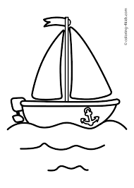 Kids will love this interactive paper plate sailboat. Yacht Drawing Easy For Kids Fishing Boats Blog