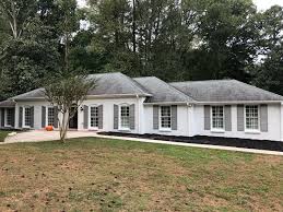 We are still in the process of doing some landscaping, replacing the railing and getting. Brick Painting Shutter Refresh Before After Marietta Ga House Painters