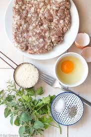 What are some recipes for meatballs? Italian Pork Sausage Meatballs Recipe And Video Eat Simple Food