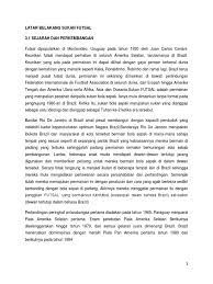 Download as doc, pdf, txt or read online from scribd. Latar Belakang Sukan Futsal