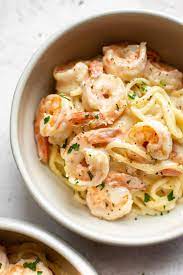 Pasta with wine and cheese is always a winning combination! Creamy Lemon Shrimp Pasta Salt Lavender