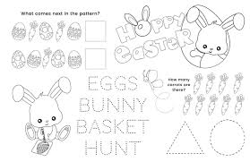 Look no further than this round up of eleven links to tons of free easter printable coloring and activity pages! Free Printable Happy Easter Coloring Pages Placemats For Kids The Mom Friend