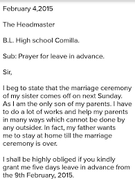 The marriage ceremony of your elder sister comes off on the 15 th instant. Write An Application To The Headmaster Requesting Him Her To Allow You 3 Days Leave Brainly In