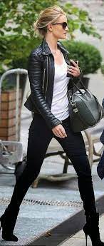 What To Wear With A Leather Jacket 25 Outfits To Try Right Now Stylish Leather Jacket Fall Fashion Coats Fashion