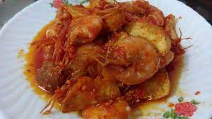 Resep Udang Kentang Sambal Extra Pedas Oleh Nat Recipe Makanan Resep Udang Resep